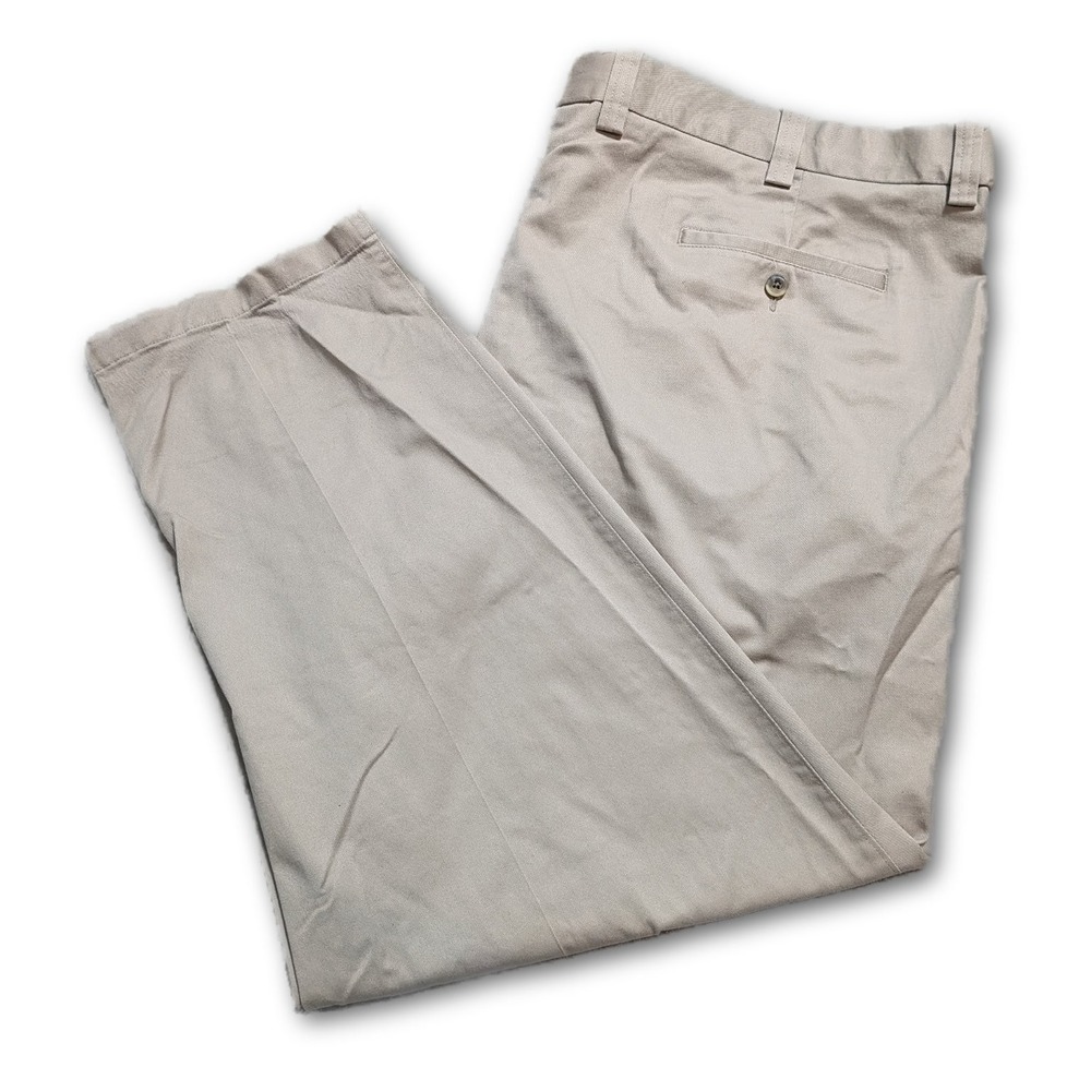 Oak Hill Premium Pant Mens Pants Khaki 54x31 Big & Tall Cotton Blend Stretch